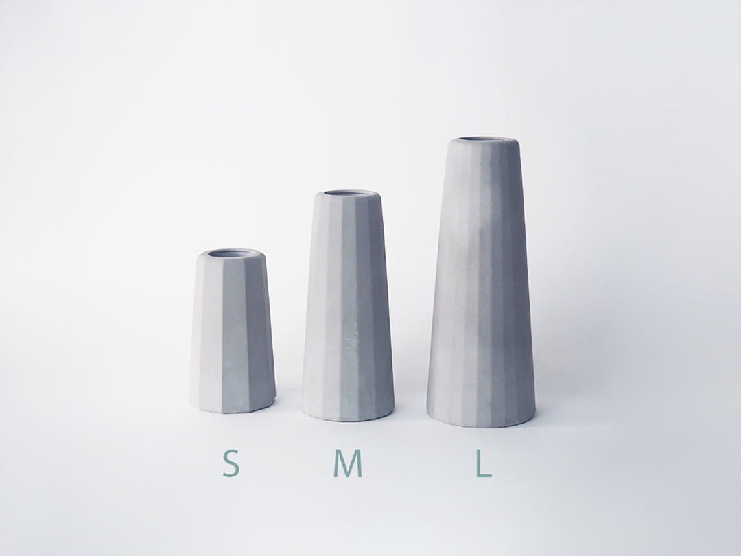 Vase en béton - Facette (taille L) Vases Gone's