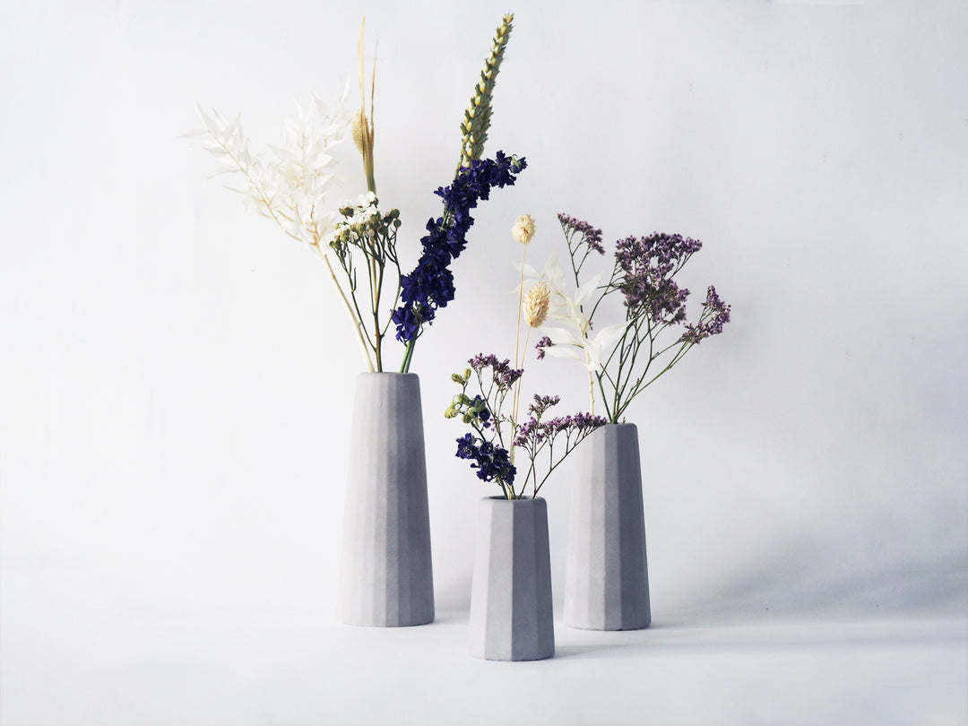 Vase en béton - Facette (taille L) Vases Gone's