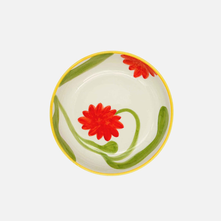 Deep plate Flowers (Set of 2)