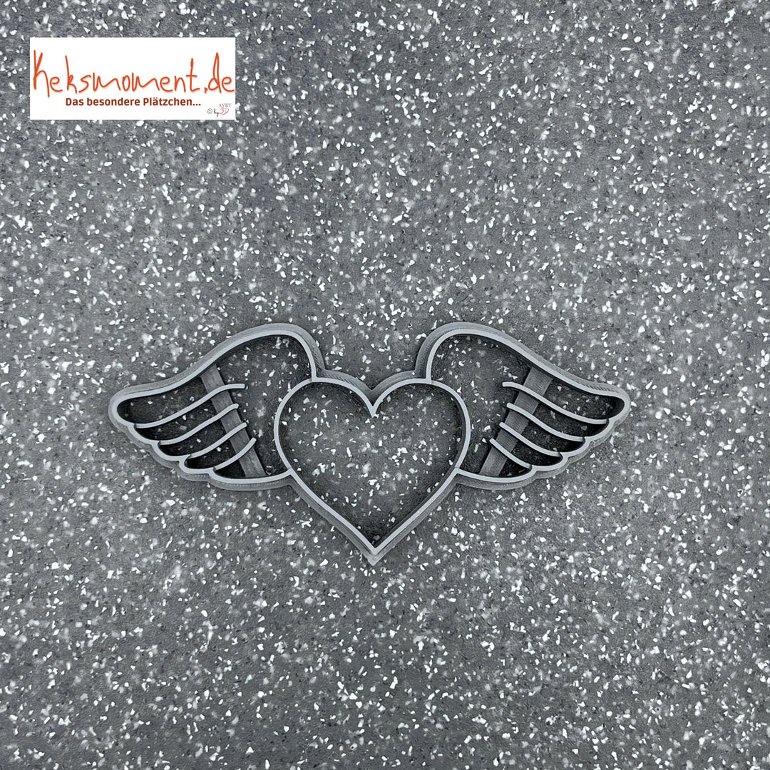 Emporte-pièce "Coeur ailé" Emporte-pièces Keksmoment