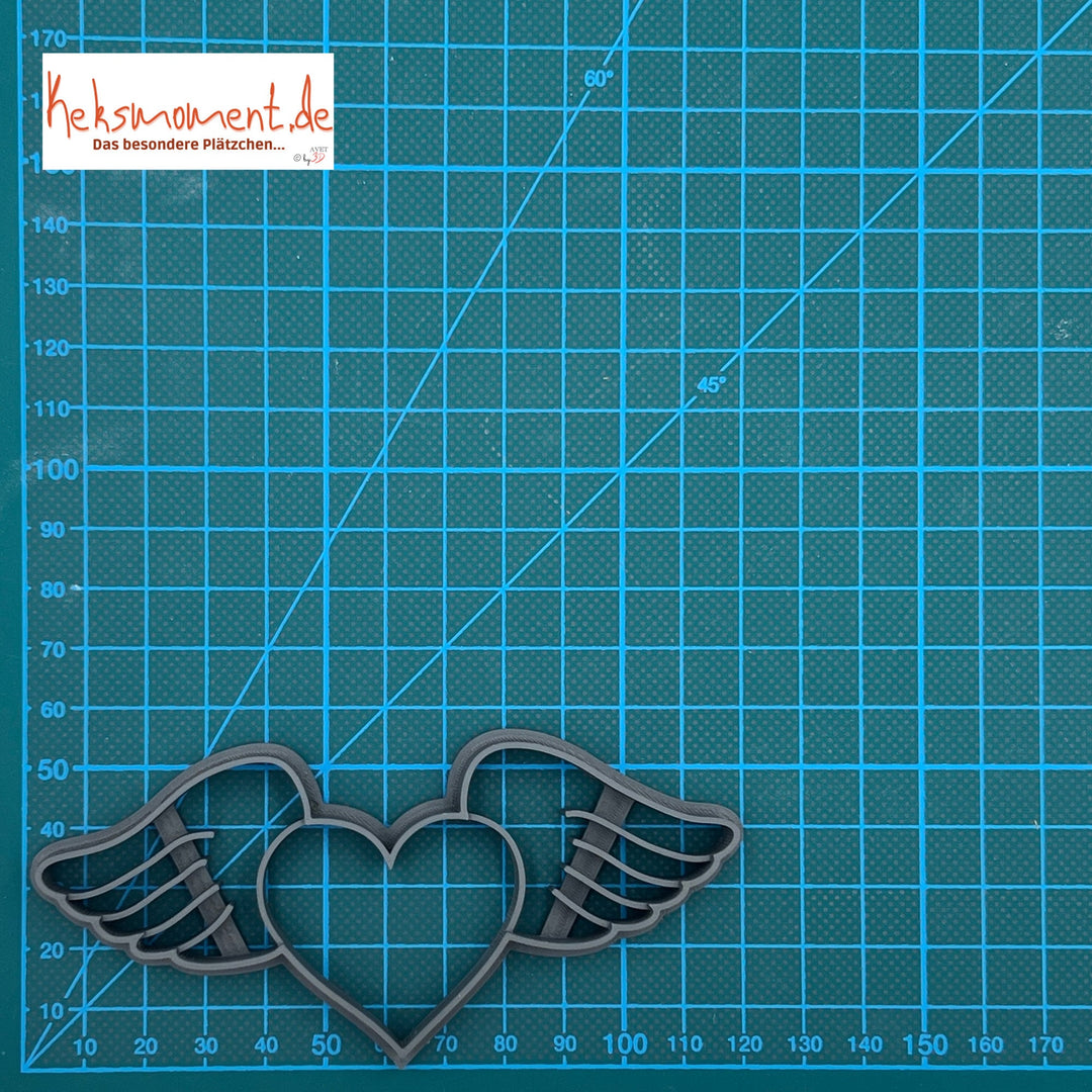 Emporte-pièce "Coeur ailé" Emporte-pièces Keksmoment