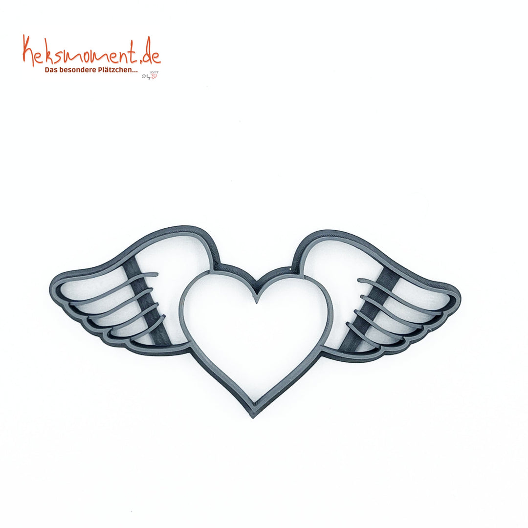 Emporte-pièce "Coeur ailé" Emporte-pièces Keksmoment