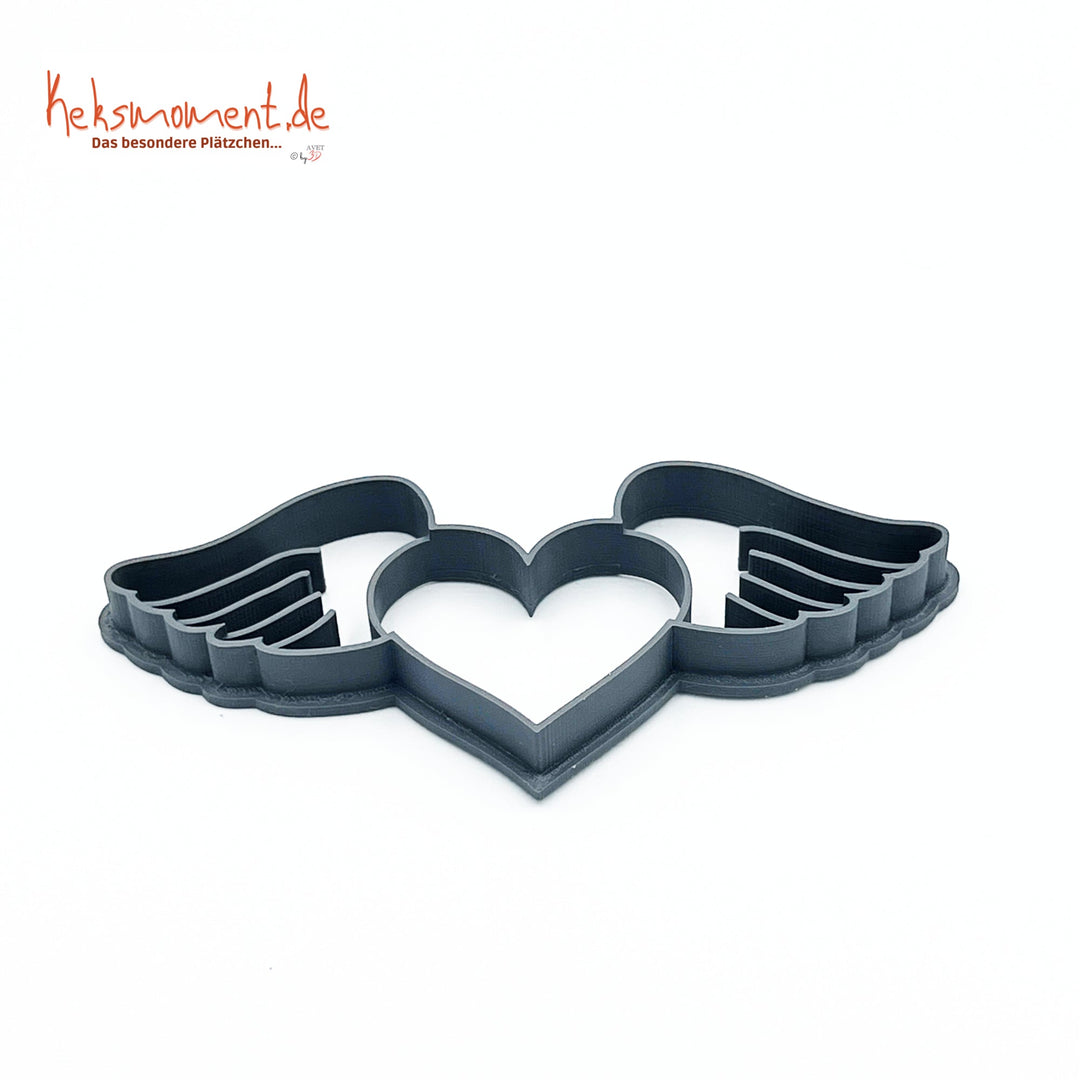 Emporte-pièce "Coeur ailé" Emporte-pièces Keksmoment