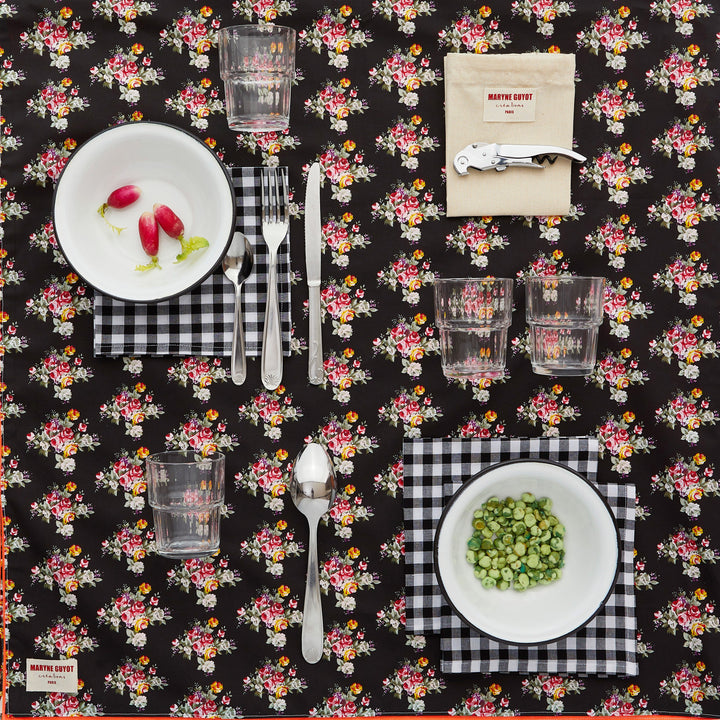 Coffret art de la table nomade - Mangue poivrée Coffrets pique-nique Maryne Guyot créations
