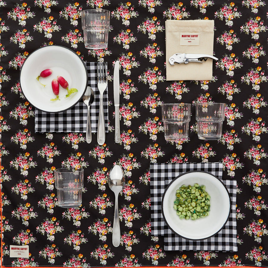 Coffret art de la table nomade - Mangue poivrée Coffrets pique-nique Maryne Guyot créations