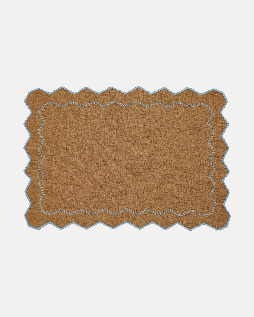 Placemat Alba brown & light blue