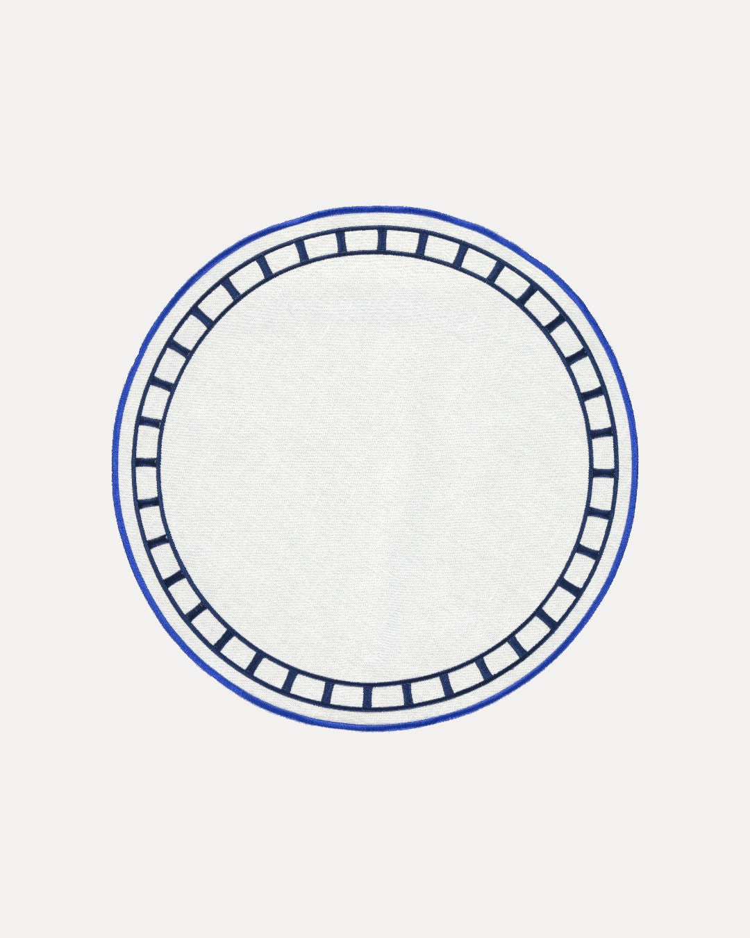 Marim Placemat, White and Blue
