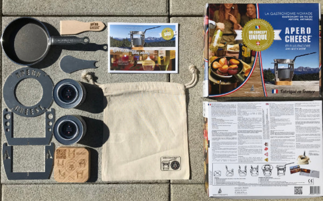 Original Apéro Cheese: the individual portable raclette service