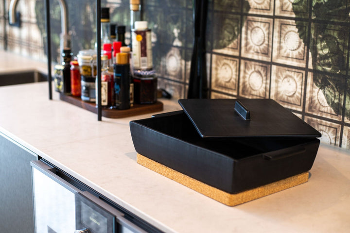 Rectangular baking dish - Large - Matte black