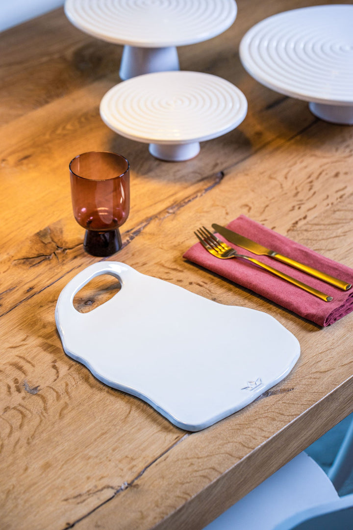Ted Board/Plate - per piece - White