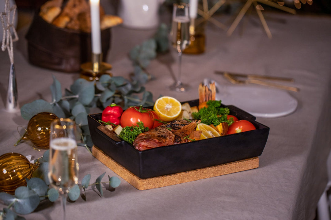 Rectangular baking dish - Large - Matte black