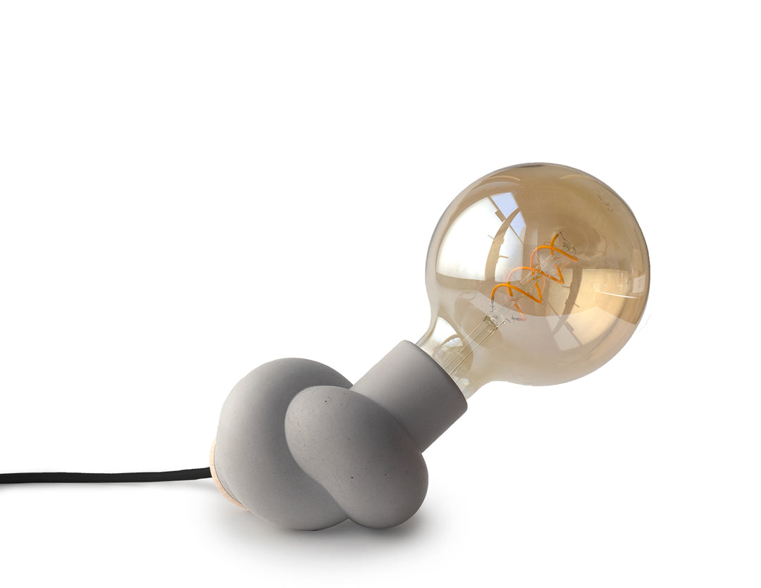 Lampe à poser béton et bois - Noeud Lampes Gone's
