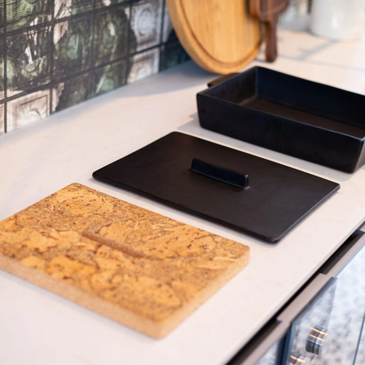 Rectangular baking dish - Large - Matte black