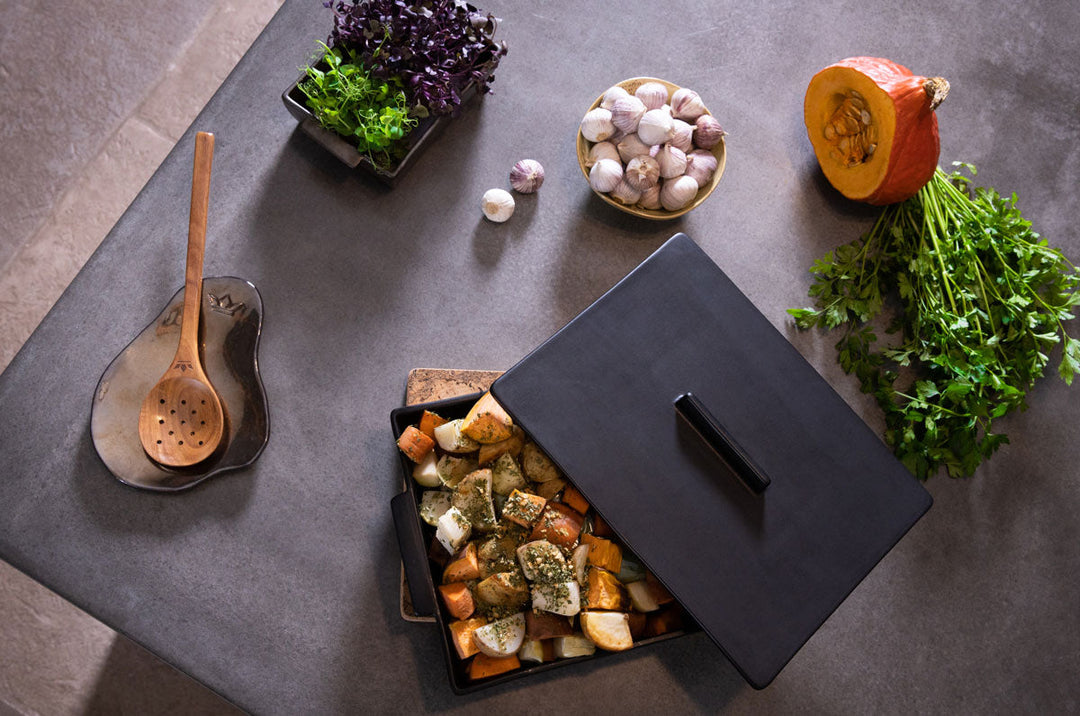 Rectangular baking dish - Large - Matte black