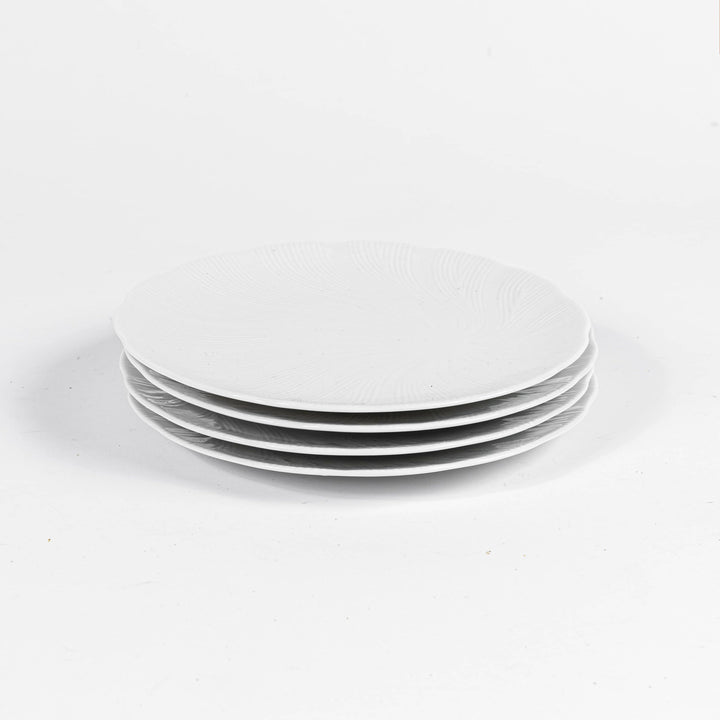 L'assiette à dessert en porcelaine Tahiti - Blanche Assiettes à dessert Ogre la Fabrique