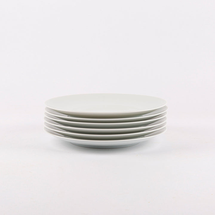L'assiette à dessert en porcelaine ronde - Blanche de Limoges Assiettes à dessert Ogre la Fabrique