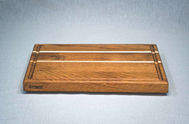 Planche à découper ARMOR en bois massif artisanal made in France
