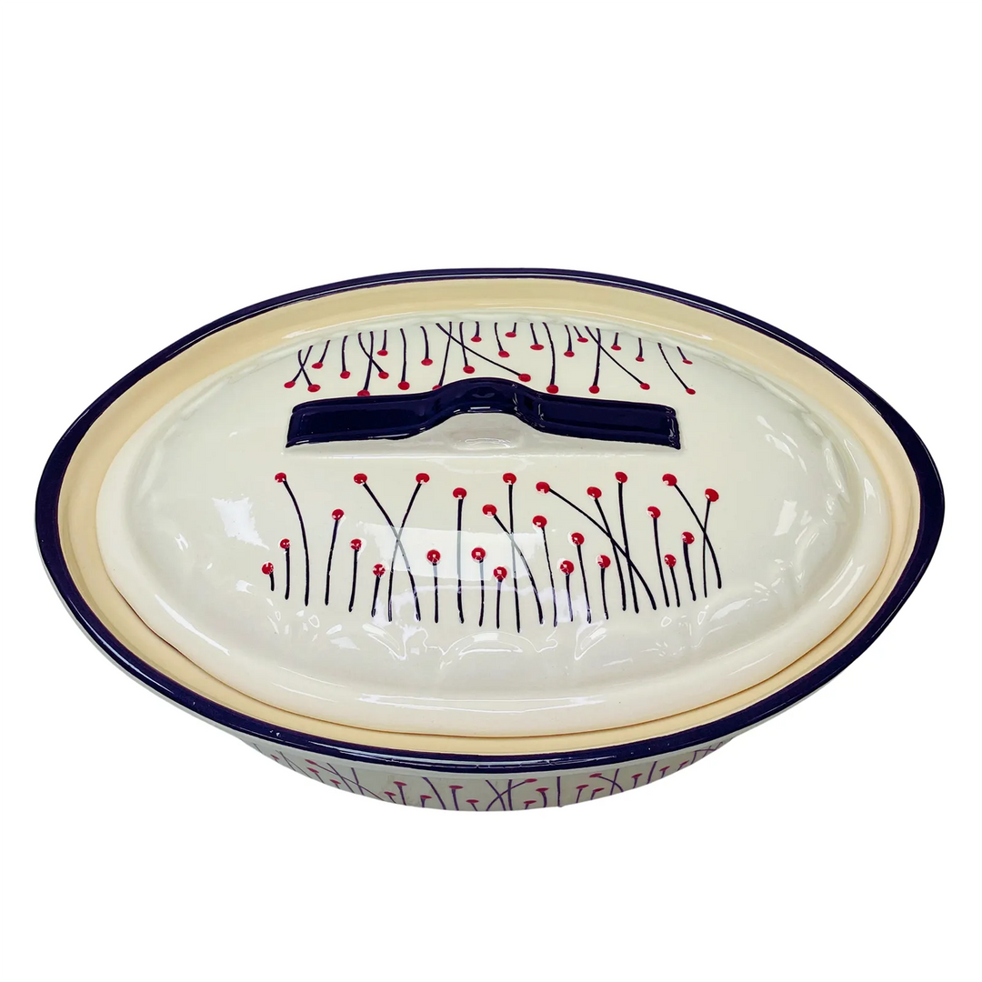 Oval hatching terrine