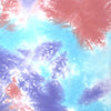 Lot de 4 serviettes de table tie and dye mauve et bleu - Prune