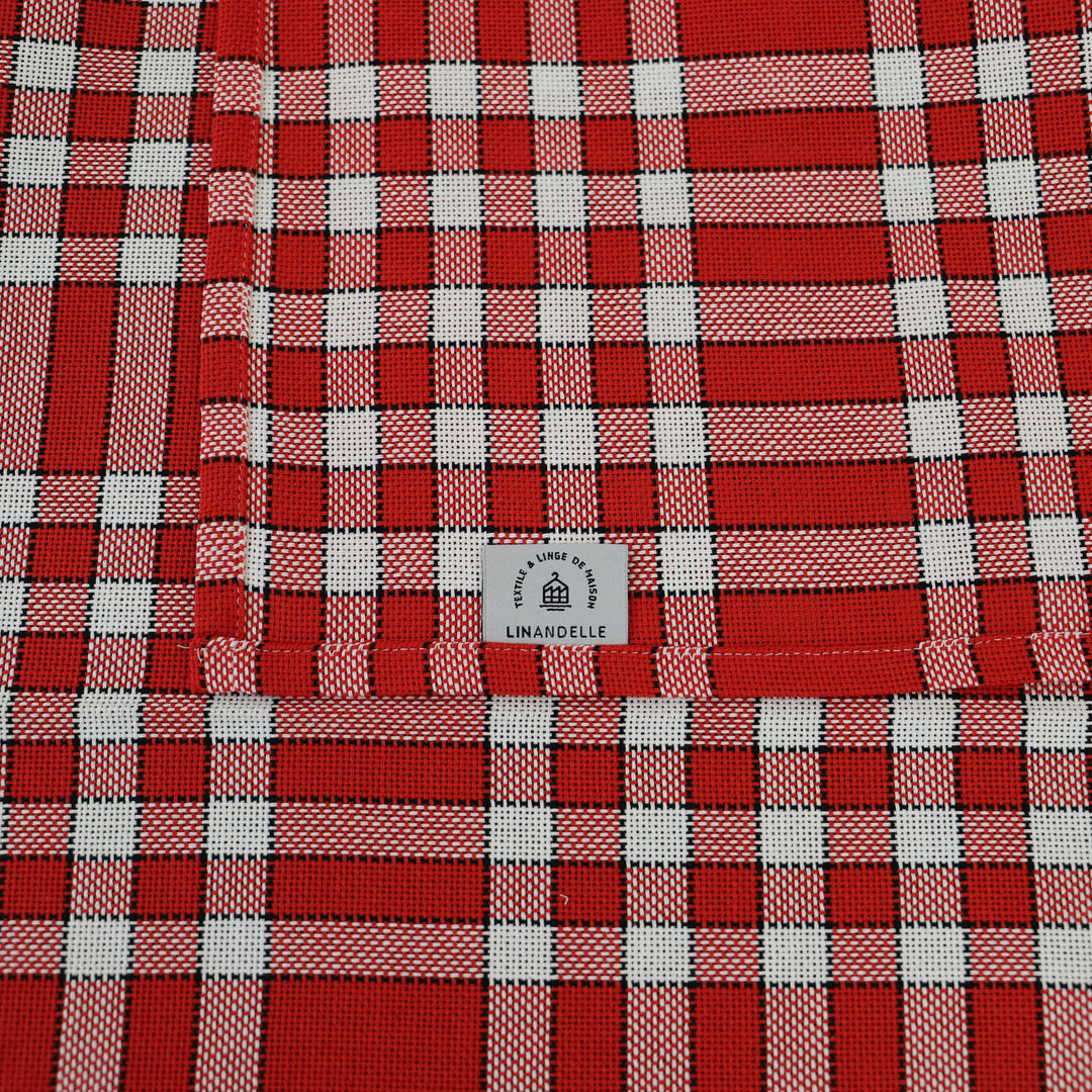 Nappe coton carreaux vichy Nelly Nappes Linandelle
